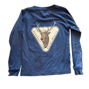 Properly Tied Long Sleeve Shirt with Deer Graphic